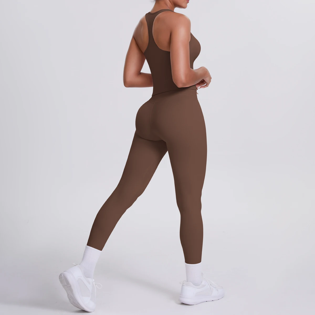 Workout Sportswear 2Pcs Piece Female Yoga Shirt Push Up Workout Clothes Women Outdoors Sport High Waist Fitness Sport Shorts