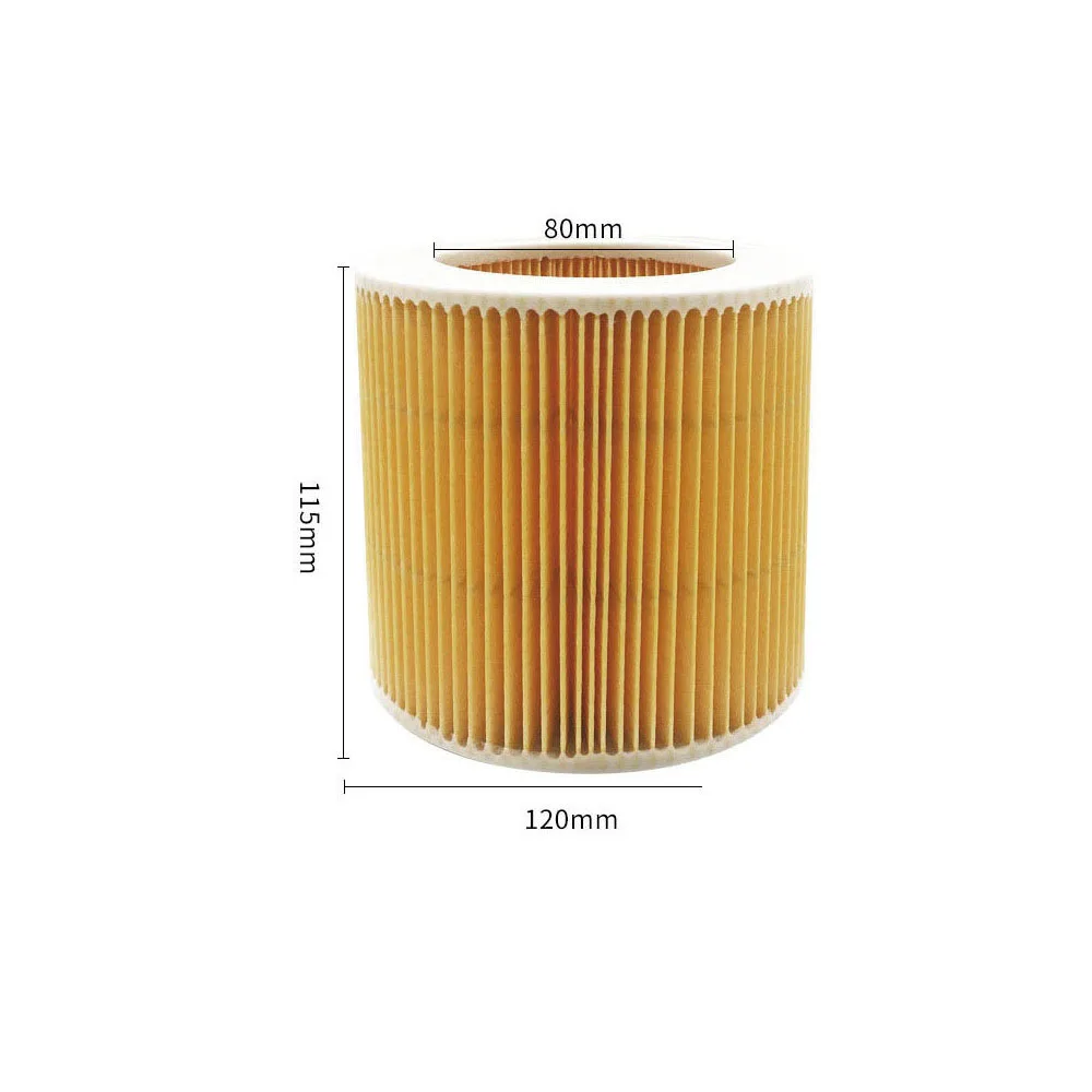 3pcs Vacuum Cleaner Cartridge HEPA Filter Air Filters For Karcher A/WD Series A2004 A2054 A2204 A2656 WD2.250 WD3.200 WD3.300 M