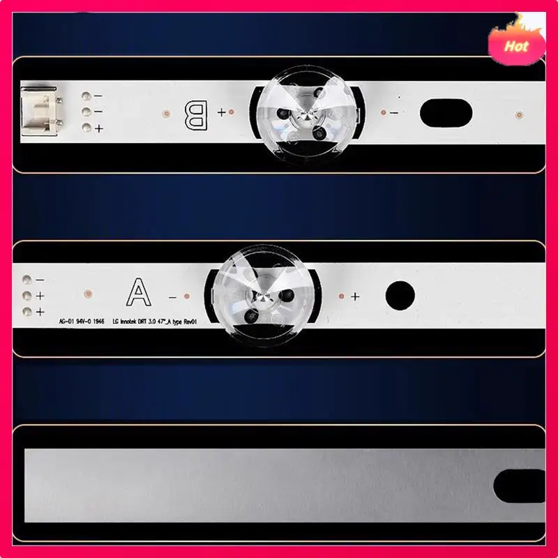 ABYP 8Pcs LED Backlight Strip 9 Lamp For 3.0 47Inch 47GB6500 47LB652V 47LB631V 47LB561V 47LB6300 47Lb650v 47LB5610 47LB565V