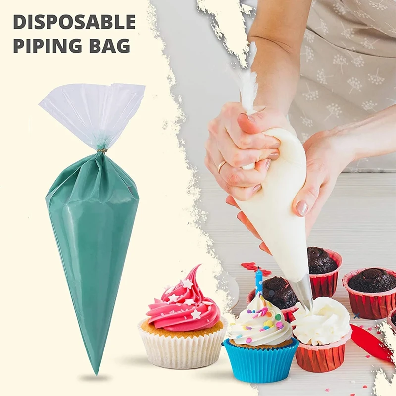 Disposable piping bags confectionery spout for cake Fondant Cake Cream Bag for Decorating Pastries Cakes Baking Tools