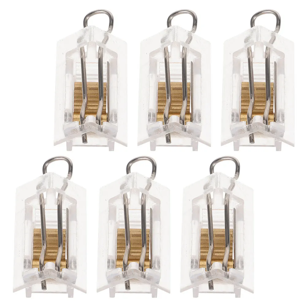 

6Pcs Blind Cords Lock Smooth Tilt Mechanism for Window Blinds Components Bamboo Roman Austrian Shades Blind Supplies