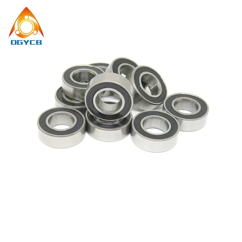 10pcs Deep Groove Ball Bearing 6x12x4 SMR126 2RS RC Bearing 6*12*4 Stainless Steel Bearing SMR95 SMR104 SMR106 SMR128 SMR148 2RS