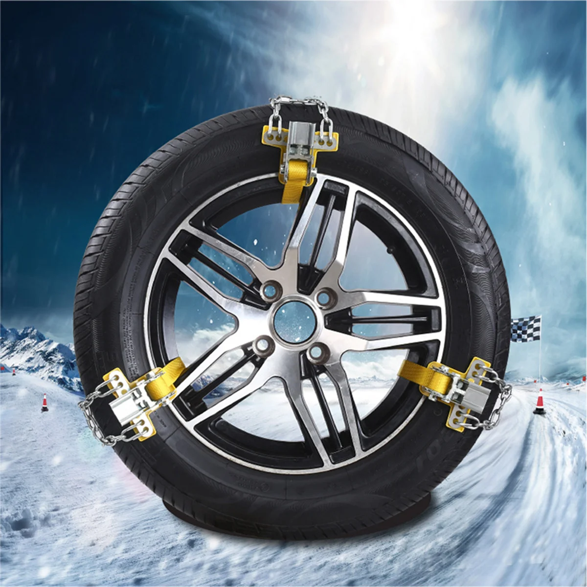 Car Snow Chain Accessories Tire Non-slip Universal Anti Chains of for Auto Tyre