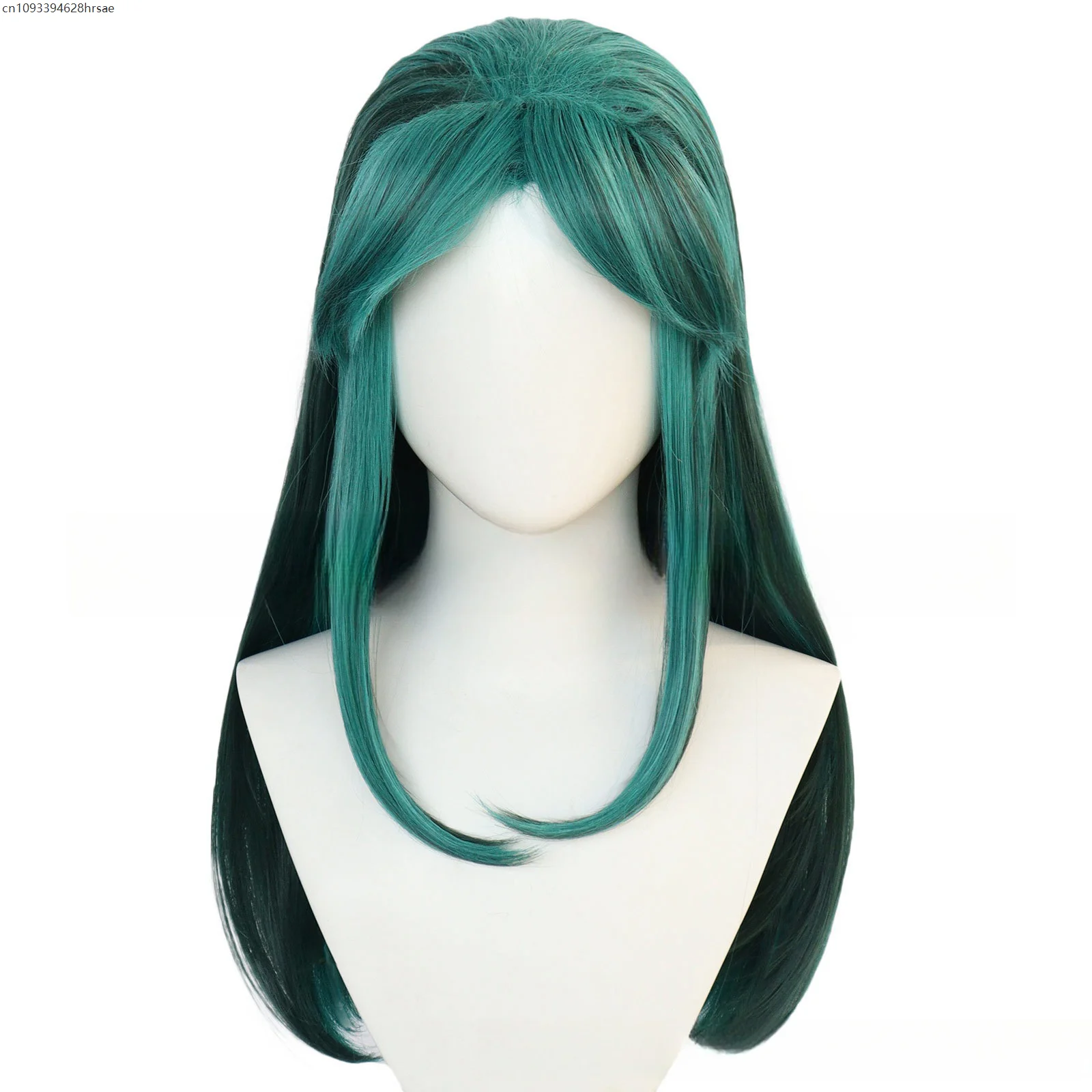 

Anime Long Mix Green Synthetic Cosplay Wig For Women For Halloween Christmas Party School Thanksgiving Day