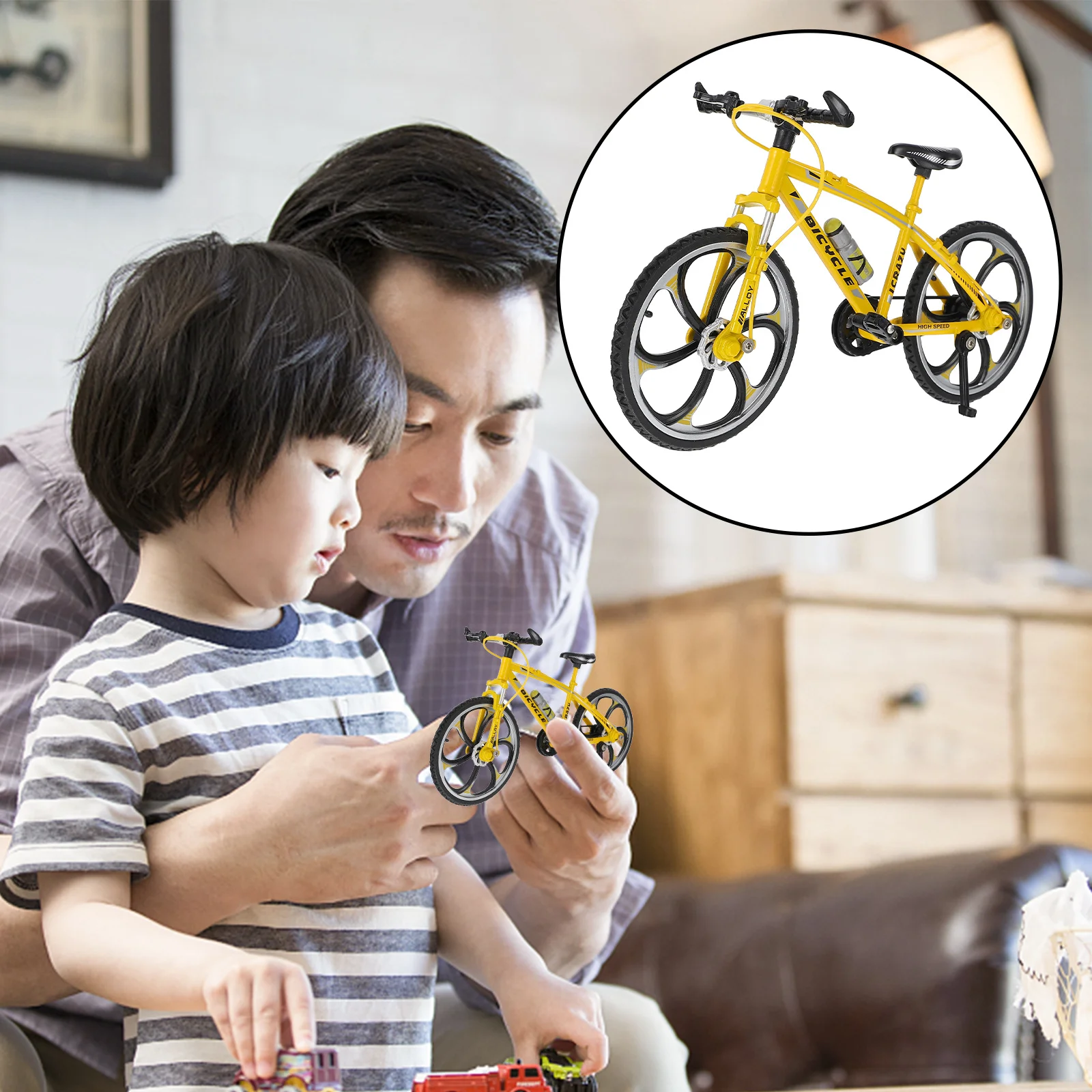 1 قطعة دراجة الاصبع سبيكة صغيرة حركة الإصبع التنسيق الإصبع التدريب الإجهاد الإغاثة سطح المكتب دعامة رياضية تنافسية #4