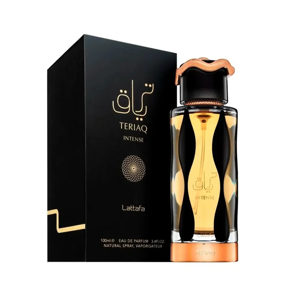 lattafa Teriaq Intense 100 ml – Profumo unisex dolce ambra, speziato ed elegante, 100% originale da Dubai