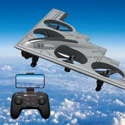 B2 Fighter Stealth Bomber WIFI FPV Remote Control Plane 480P Camera RC Airplane 2.4G Turbofan Structure Hover 41CM Big Glider