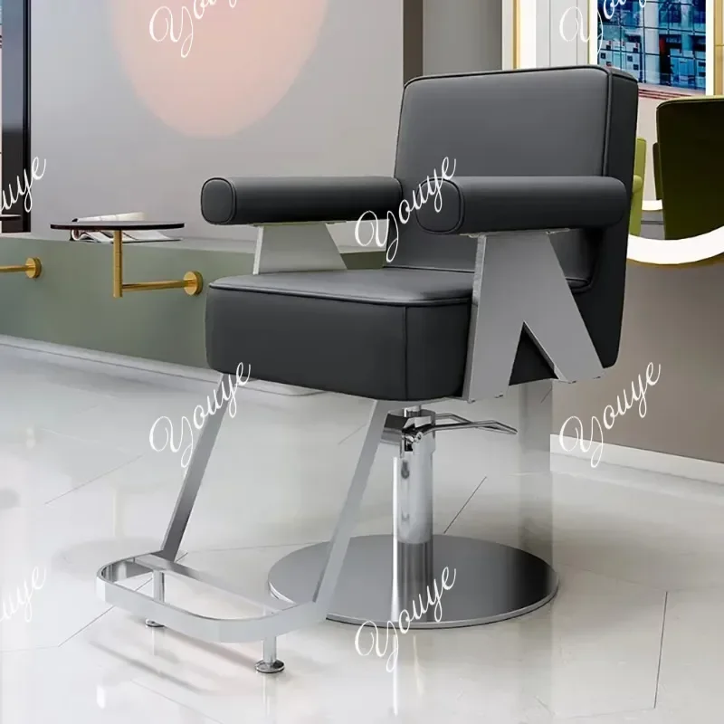 

Trendy Luxury Barber Chair Portable Elastic Comfortable Ergonomic Salon Chair Beauty Stylist Cadeira De Barbeiro Salon Furniture