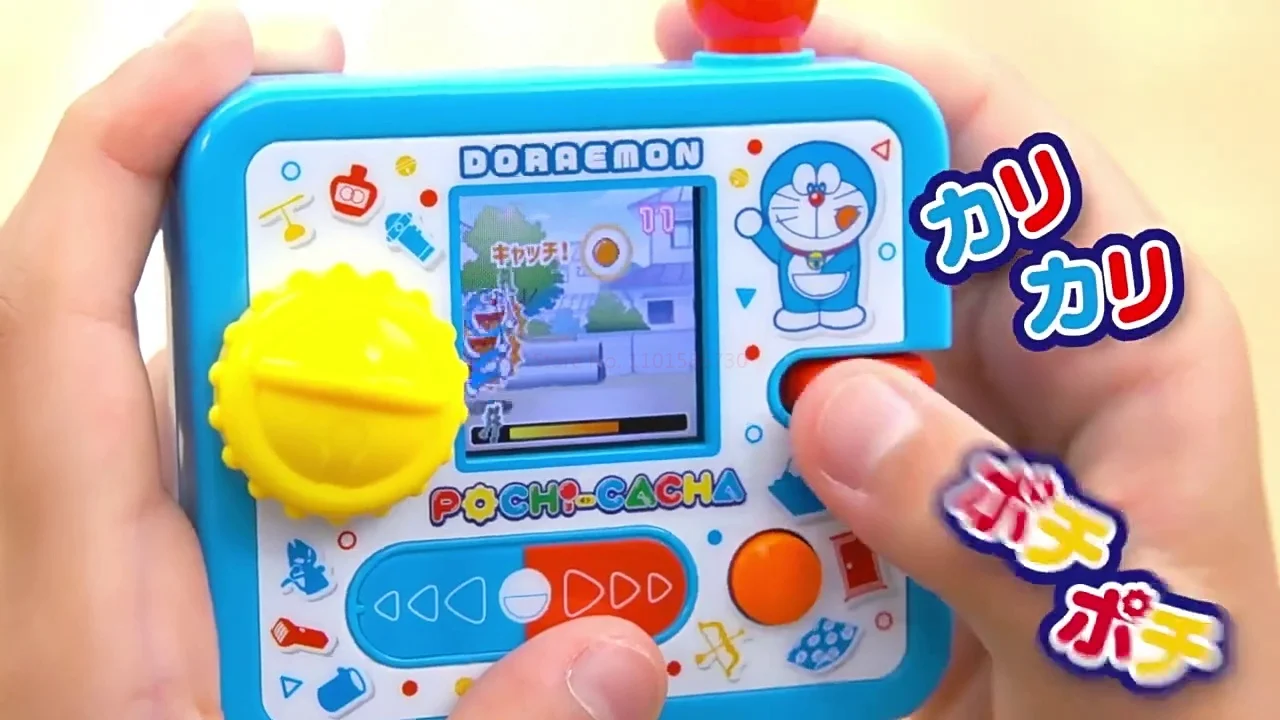 Takara Tomy-máquina de juego electrónica de bolsillo para niños y niñas, juguete de consola Original de Doraemon Tamagotchi Jingle Cat, regalo para niños