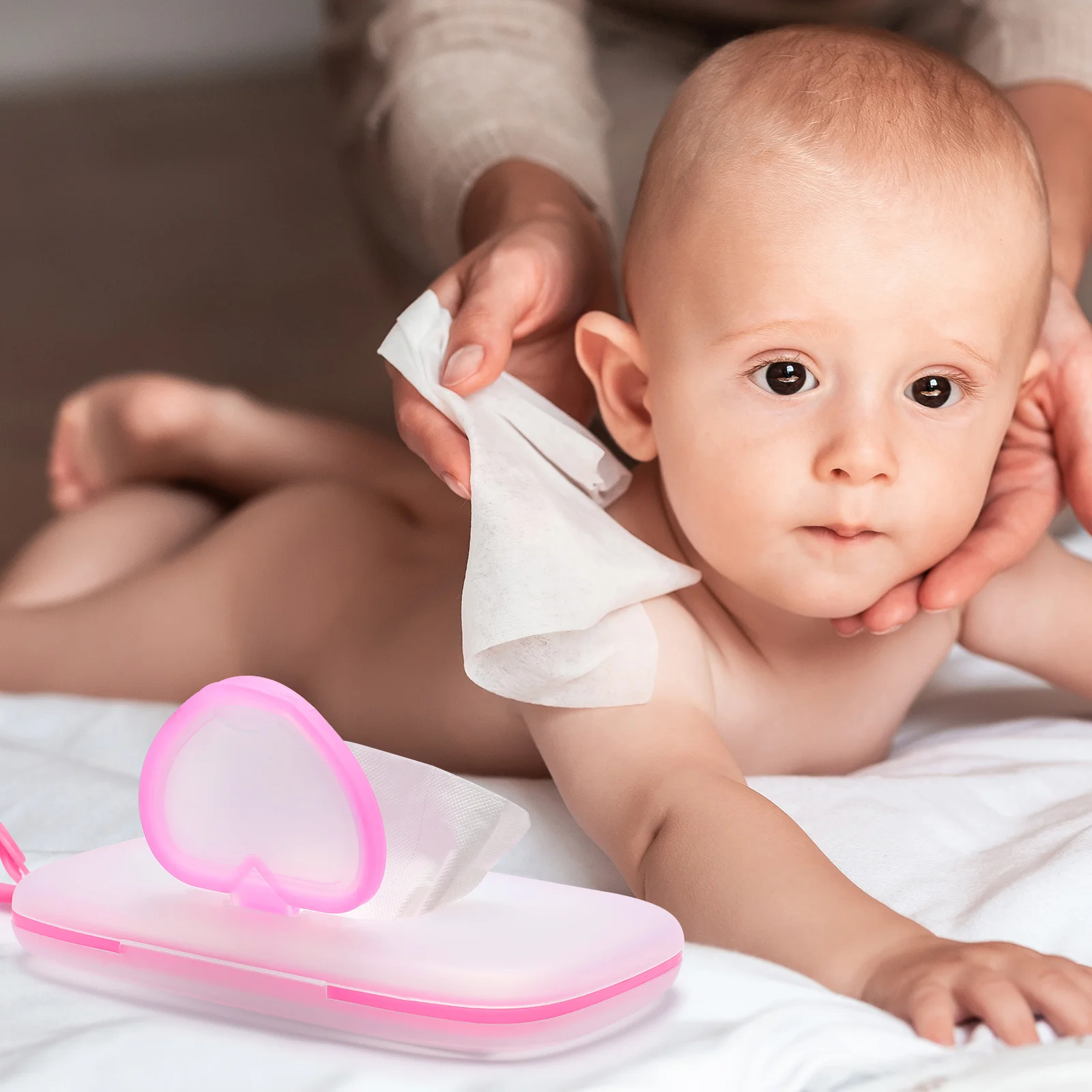 Baby Wipes Dispenser Waterproof Tissues Box for Car Home Outdoor Portable Wipe Container Napkin Holder Travel Case