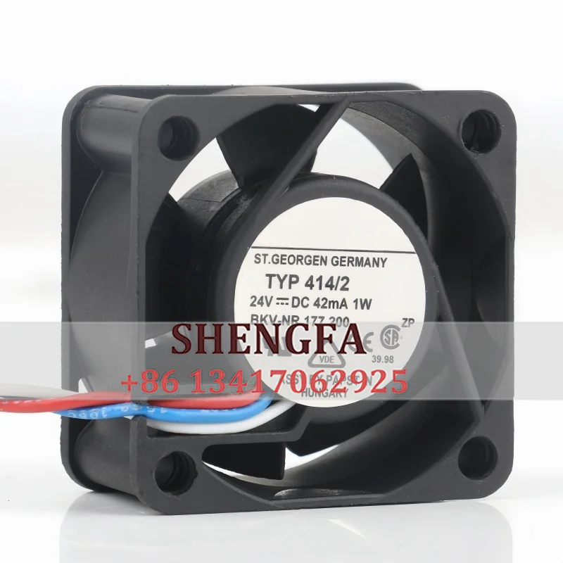 New original TYP 414/2/4 14/414/2H /414H 24VDC 1W 4CM 4020 three-wire inverter cooling fan