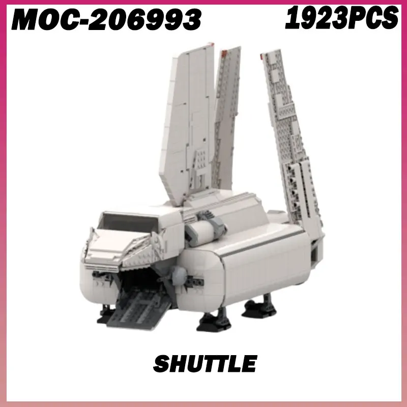 

1923 шт. MOC- 206993 Строительные блоки челнока DIY научно-фантастическое межзвездное военное оружие модель собрать игрушки для взрослых подарок