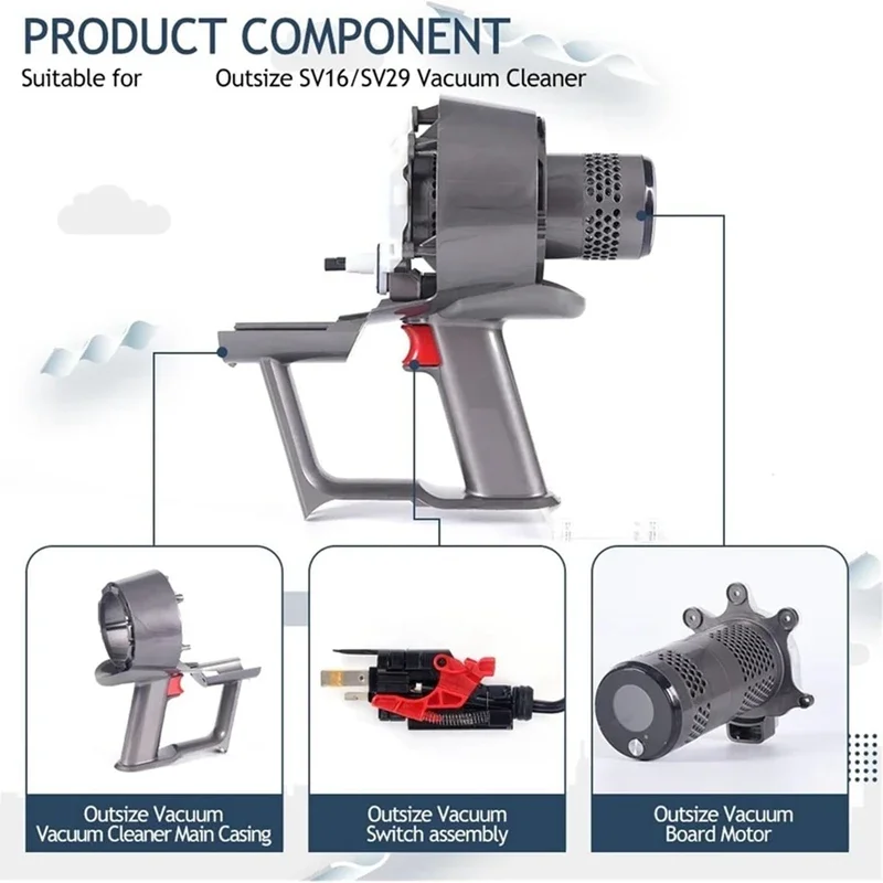 

Motor with handle Original For Dyson V11 Outsize SV16 SV29 Host Handle Shell Assembly Vacuum Cleaner Parts