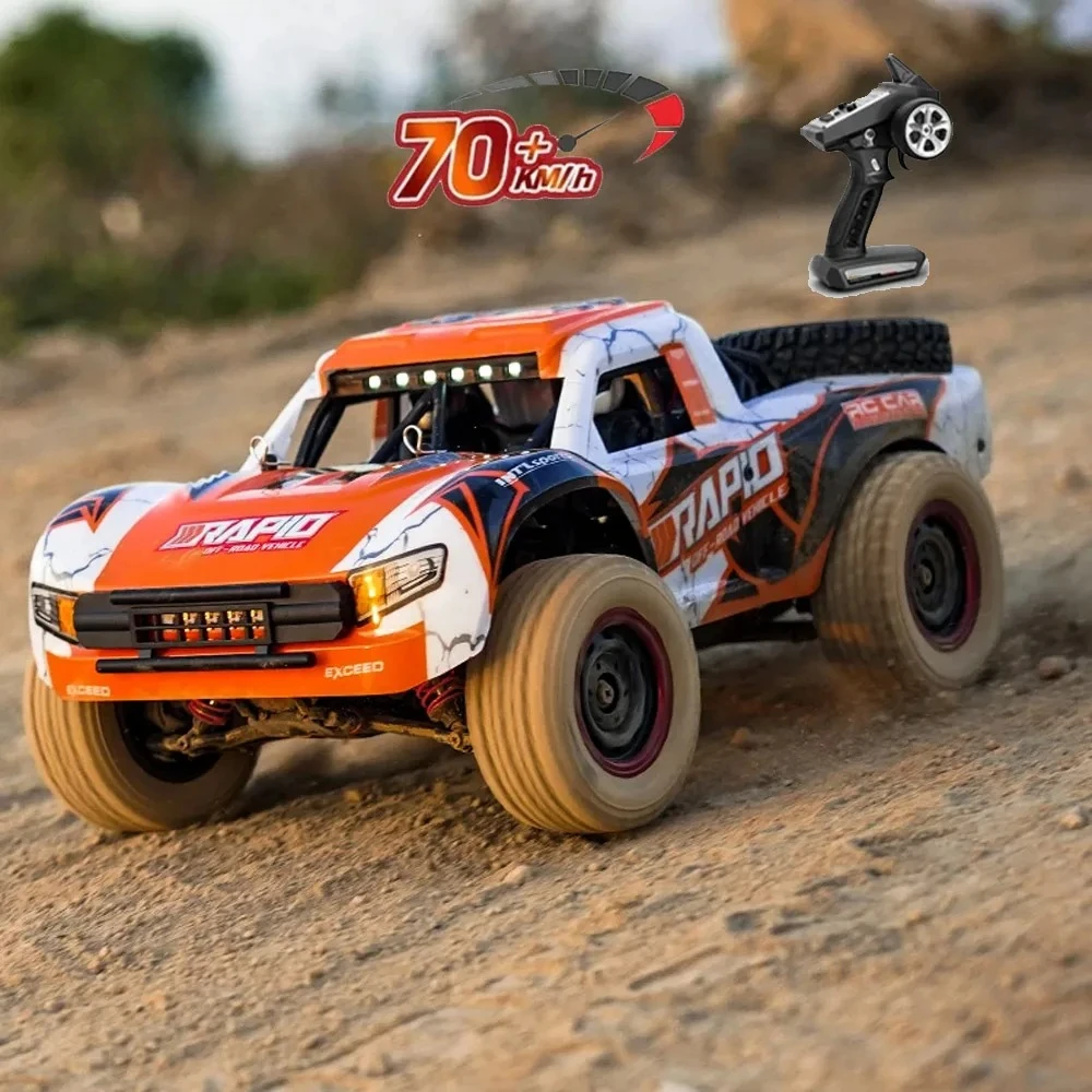 JJRC Q130 Rc 드리프트 자동차 4WD 자동차 4x4 오프로드 버기 원격 제어 70 km/h 고속 차량 레이싱 머신 어린이 장난감 선물