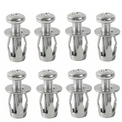 10pcs M4 M5 M6 M8 Metal Screw Jack Nuts Steel Petal Nut Screw Expansion Nut for Hollow Wall Iron Skin Line