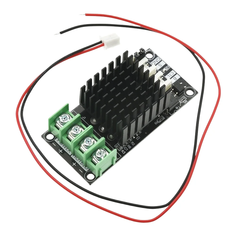 MOSFET-Based Heated Bed Module for For 3d Printers with Optocoupler Isolation 12V-24V Compatibility and Small Size