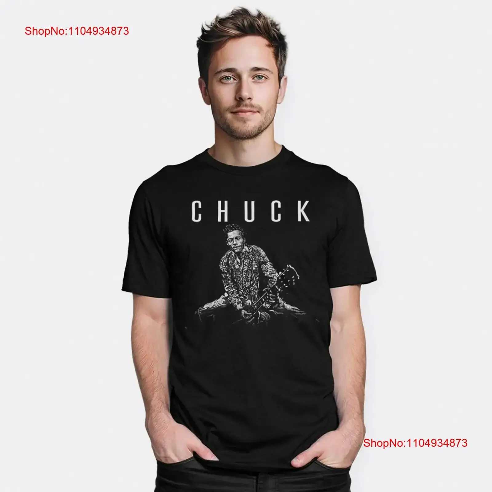 

Chuck Berry T Shirt 100 Cotton Sizes CHB 771701 vintage Washed streetwear Stretched Breathable homme Comfortable Casual graphic