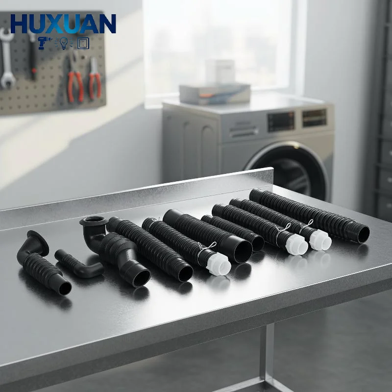 

Washing Machine Drain Outlet Pipe Thickened Lined Rubber Hose Anti-Aging for Household Washer Repair Replacement Parts