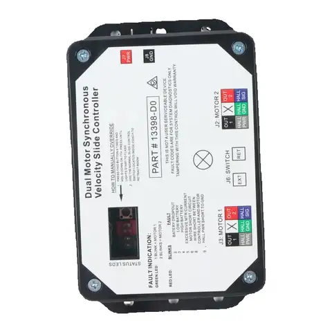 Lippert In-Wall 슬라이드 아웃용 RV 듀얼 모터 동기 속도 슬라이드 컨트롤러 13398-D0 1개 Lippert In-Wall 슬라이드 아웃용 RV 듀얼 모터 동기 속도 슬라이드 컨트롤러 13398-D0 1개