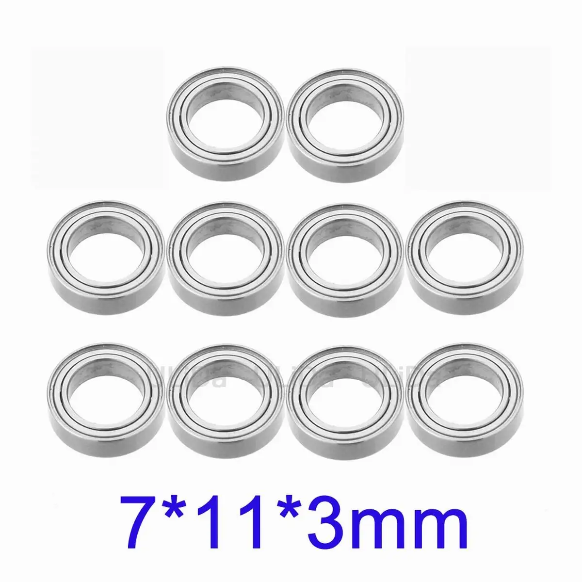 10PCS Ball Bearing 4x7x2 Front Rear Drive Shaft 7x11x3 Differential/Central  Shaft  for Wltoys 144001 124018 124019 Rc Car Toys