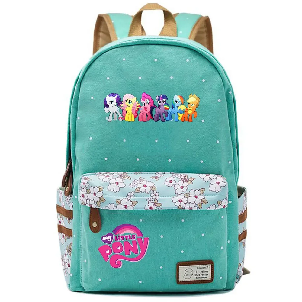 Little Pony Unicorn  Backpack Schoolbag Travel Notebook Bag Gift for Kids Students