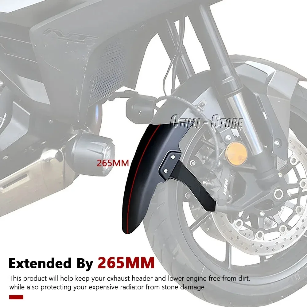 Motorcycle NT1100 NT 1100 2022 2023 2024 Accessories Black Fender Splash Guard Front Mudguard Protection Front Fender For Honda view 4