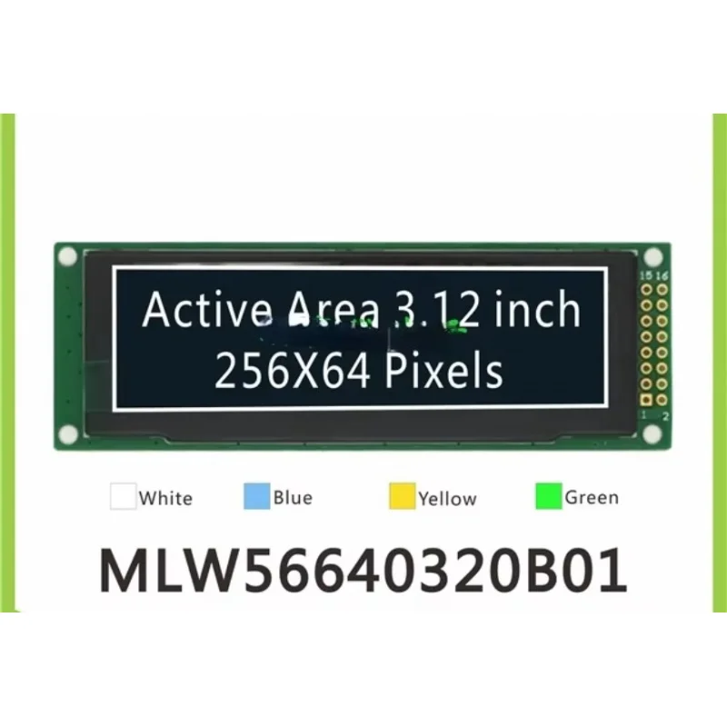 OLED Module 3.12 Inch 256x64 Graphic Dot Matrix OLED Module 25664 Parallel Port SPI Display Module