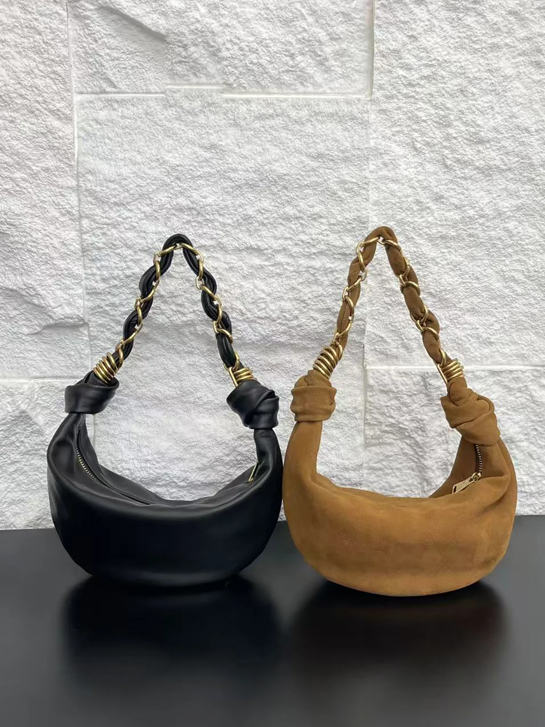 

Сумка-хобо из натуральной кожи с матовым покрытием, на одно плечо, через плечо, для женщин, 2025, повседневная, простая, стильная