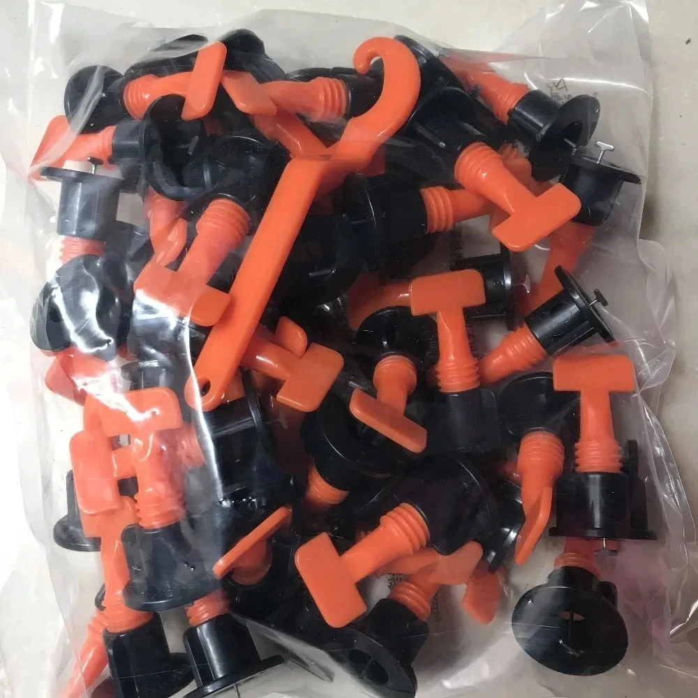 51 Stück Bodenfliesen-Nivel liers ystem Clips Abstand halter Porzellan Keramik Nivel lierset für Fliesen verlegung Wand befestigung Bauwerk zeuge
