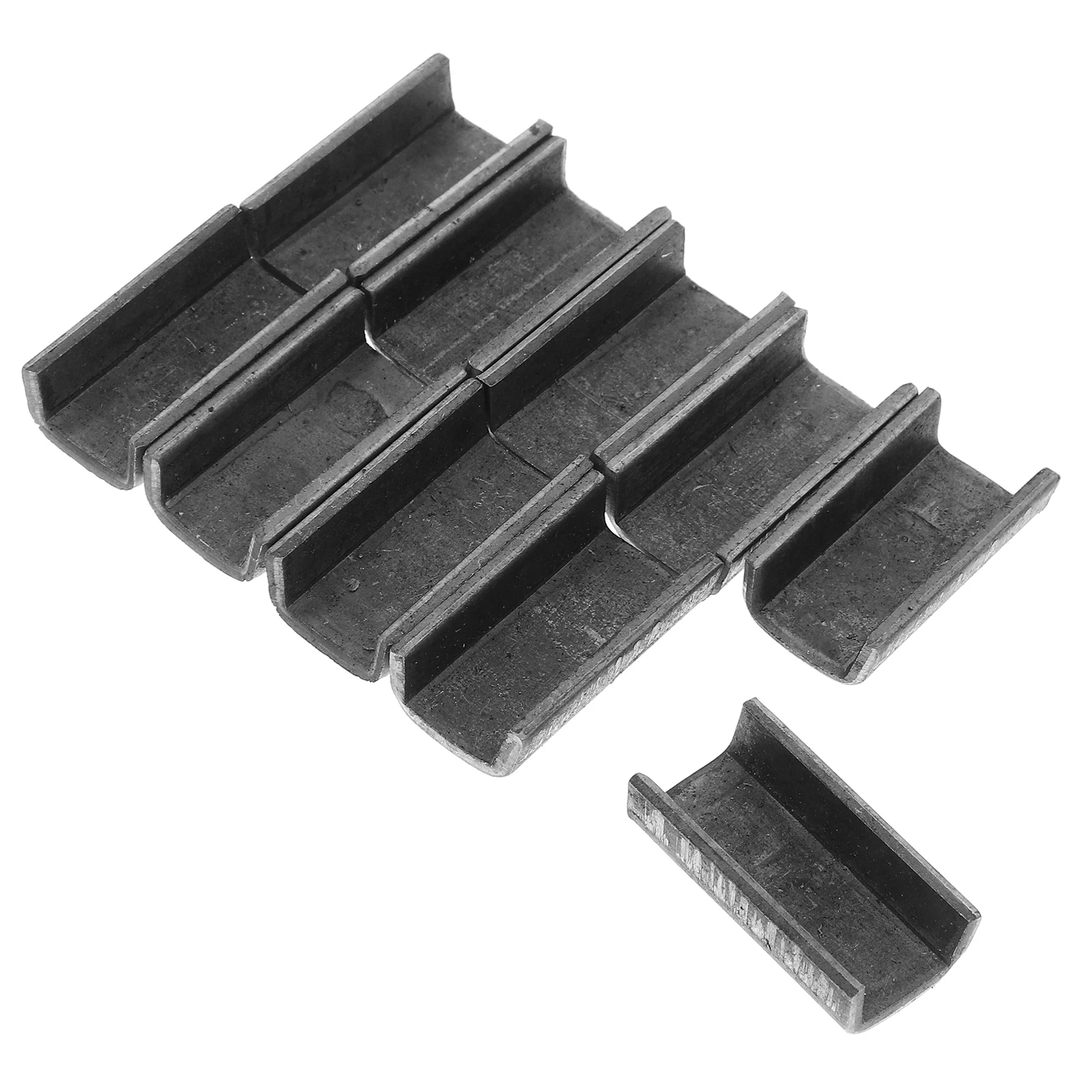 

10 Pcs Clips Durable Iron Garden Tools Shovel Spade Replacement Hoe Parts Accessories Replacement Parts Long Lasting