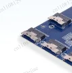 PLX PEX88096 PCIe 4.0 Switch Expansion Card | 10-Port SFF-8654 Riser for 5x PCIe x16 GPUs or U.2 NVMe SSDs