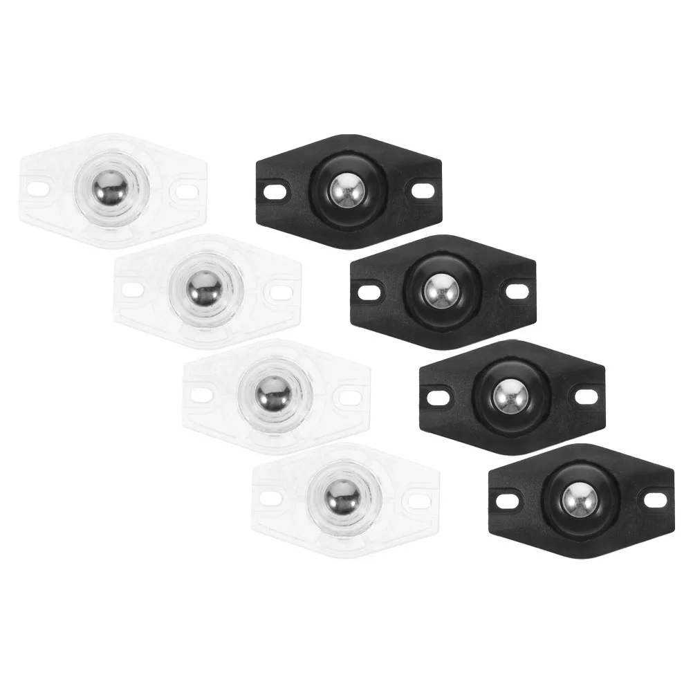 

8 Pcs Caster Wheels Ball Pulley Base Appliance for Kitchen Appliances Mini Swivel Rollers