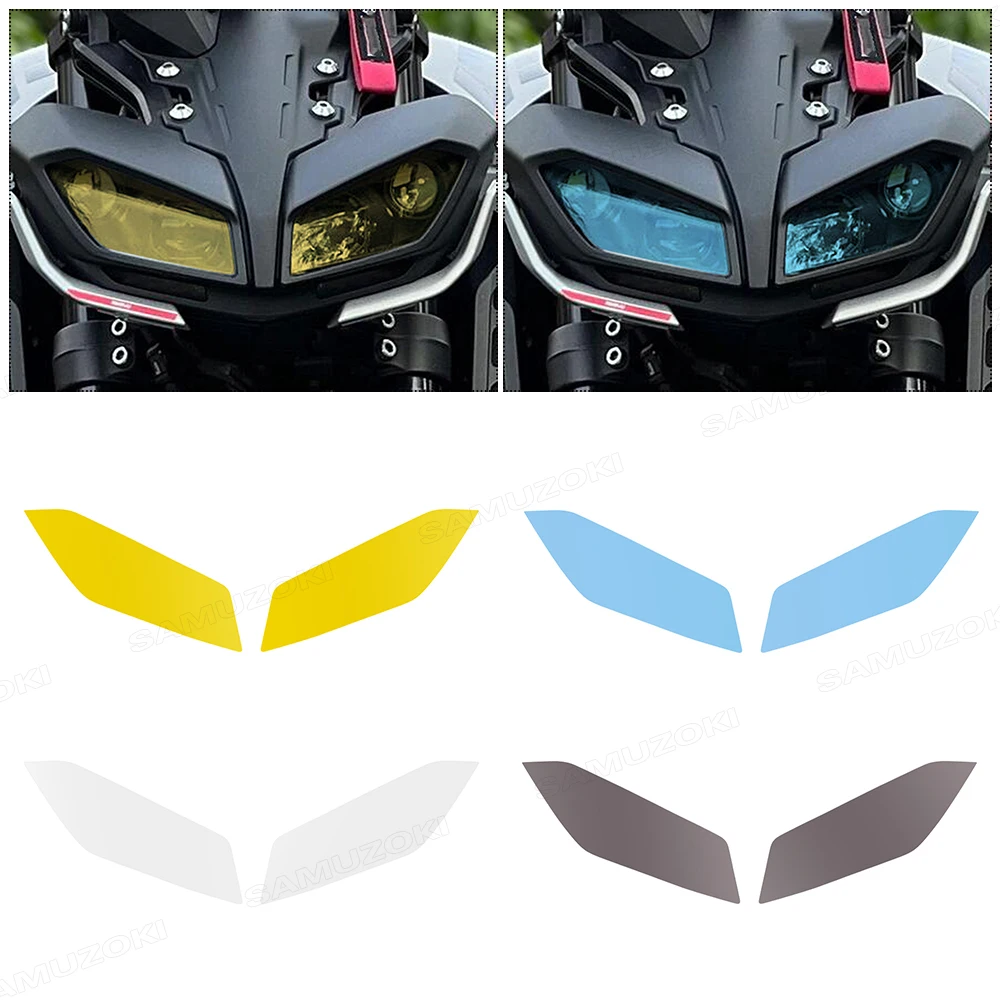 Transparent Motorcycle Headlight Film Fit for YAMAHA MT-09 MT09 2017-2020 Anti-Scratch Head Lamp Protective Film Sticker
