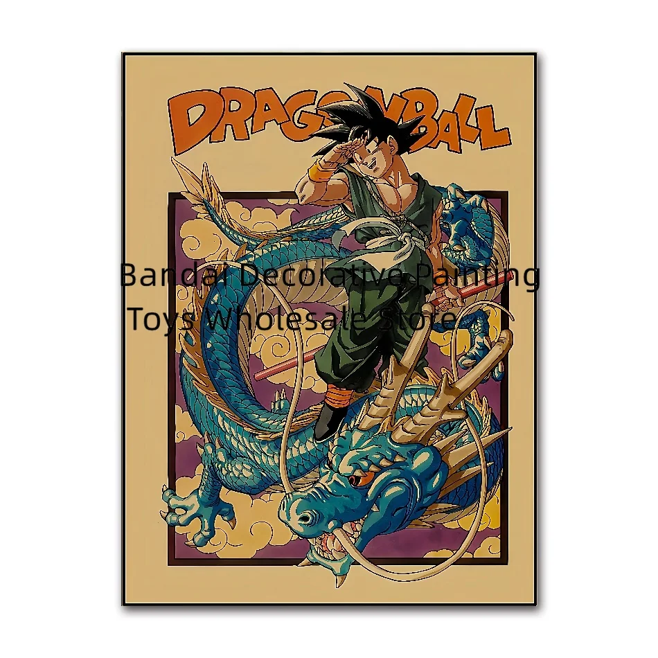 ملصق كلاسيكي أنيمي ريترو دراجون بول عالي الدقة ، غوكو ، غوهان ، فيغيتا ، بيكولو ، لوحة قماشية ، طباعة ، فن جداري ، ديكور منزلي ، هدية للأطفال