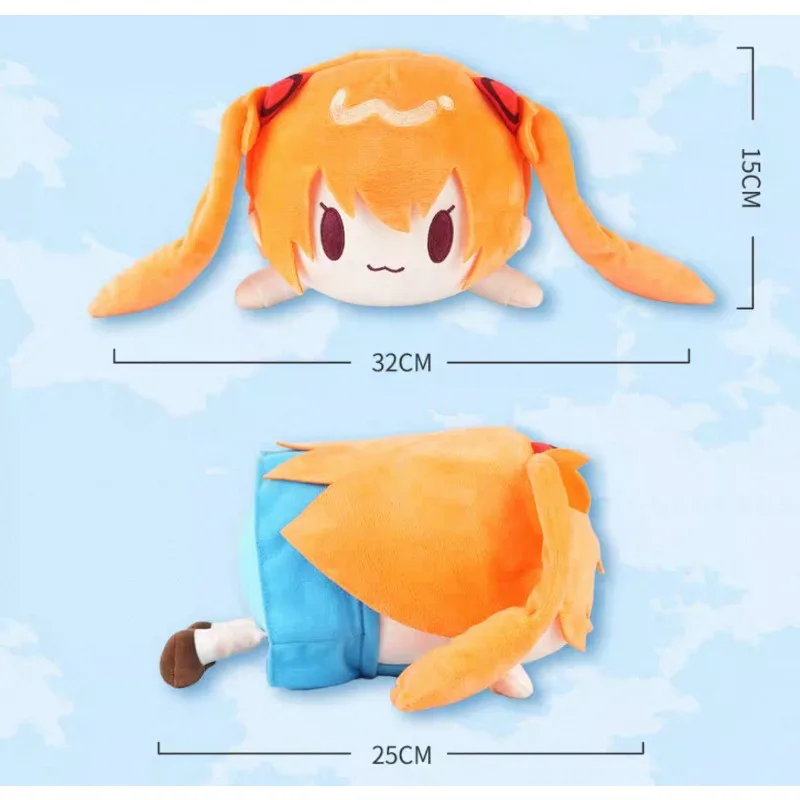 

Creativi Cartoon Neon Genesis Evangelion Plush Doll‌ Loungefly Soft Toy Sofa Bedroom Pillow Ornament for Friends Christmas Gift