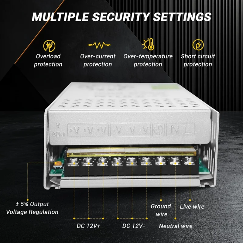 

AT05-12V 110V AC To 12V DC Converter Switching Power Supply Transformer Adapter SMPS AC To DC Converter Switch