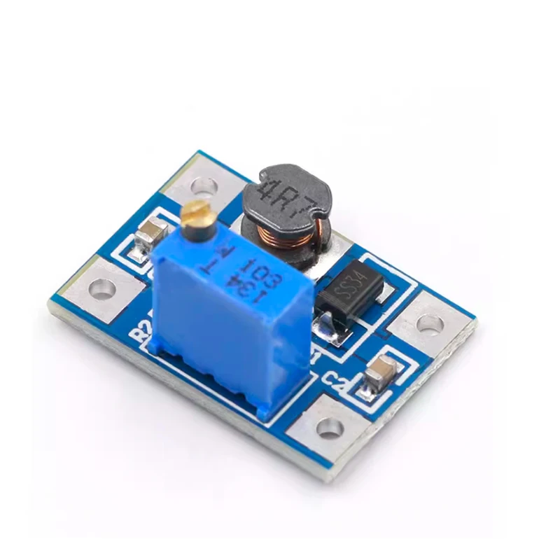 SX1308 2-24V to 2-28V 2A DC-DC Step-Up Adjustable Power Module High Efficiency Boost Converter for Solar Panel LED Light
