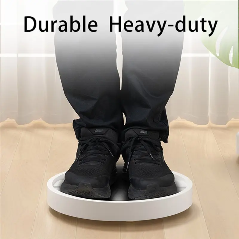 A92P Round Flower Pot Trays Featuring Swivel Casters Wheels In Thickened Plastic Design