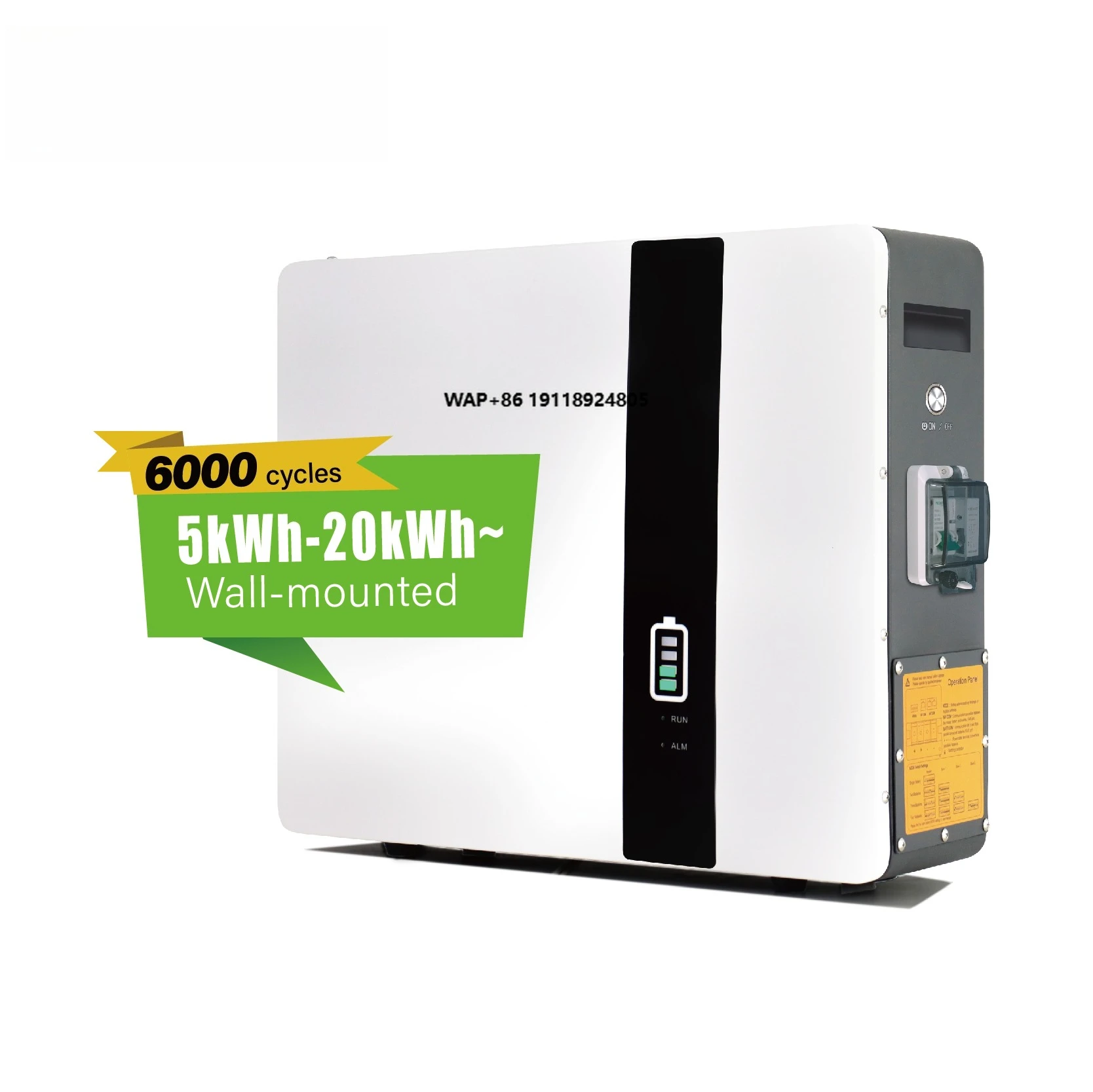 

Enerlution IP 65 Lithium Ion Battery 48V 51.2V 100Ah 200Ah 5Kwh 10Kwh Wall-Mounted LiFePO4 Solar Battery with BMS EU Stock