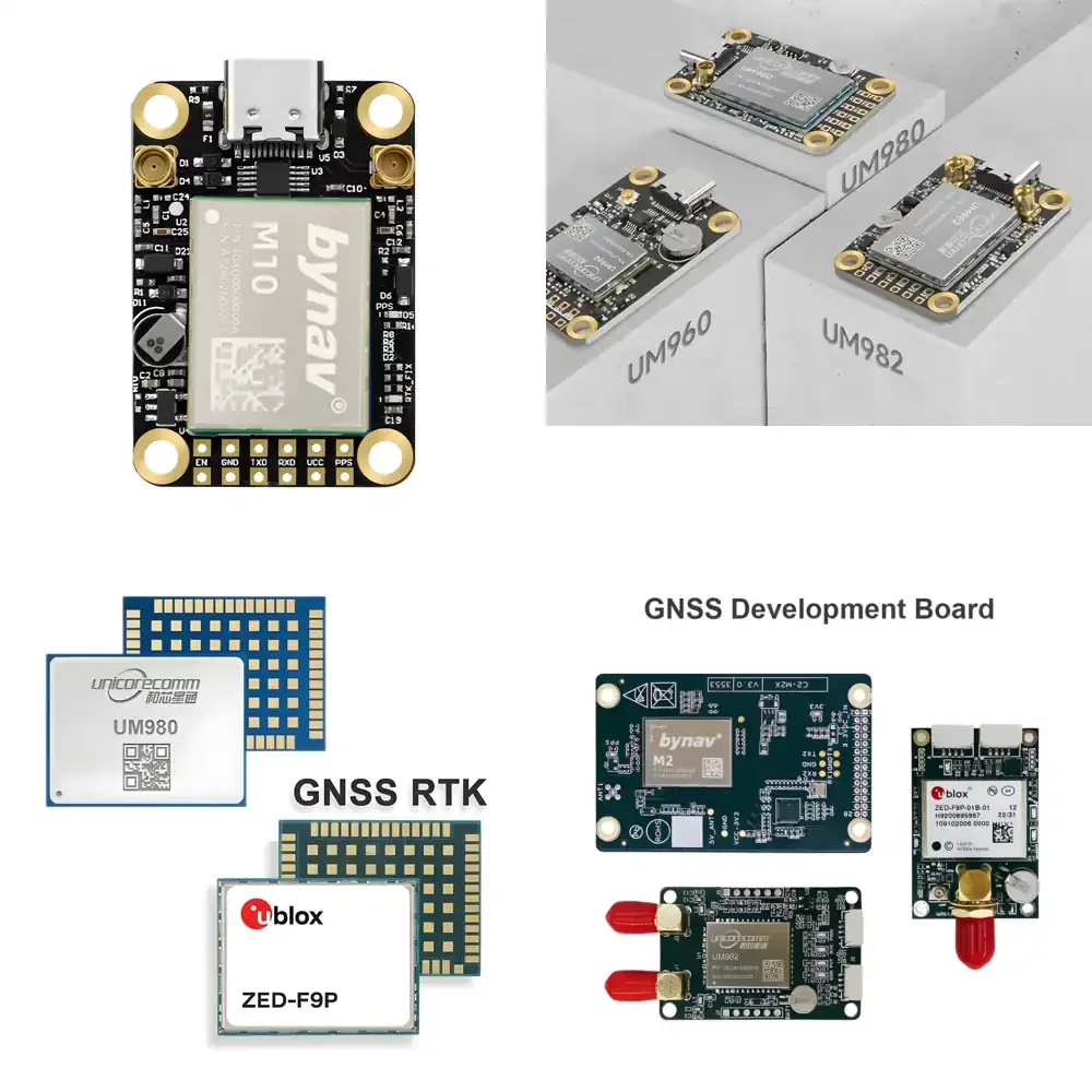 Bynav M10 GPS GNSS RTK Drone Parts Development Board UAV GNSS Development Board F9P