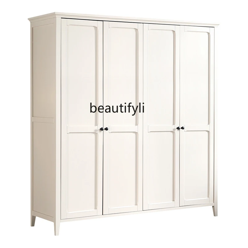 

zq American Wardrobe White Cloakroom Wardrobe Modern Minimalist Wardrobe Nordic Entry Lux Style