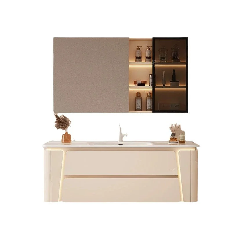 

Modern Design Bathroom Vanity Light Emitting Diode Mirror Washbasin Bathroom Cabinet