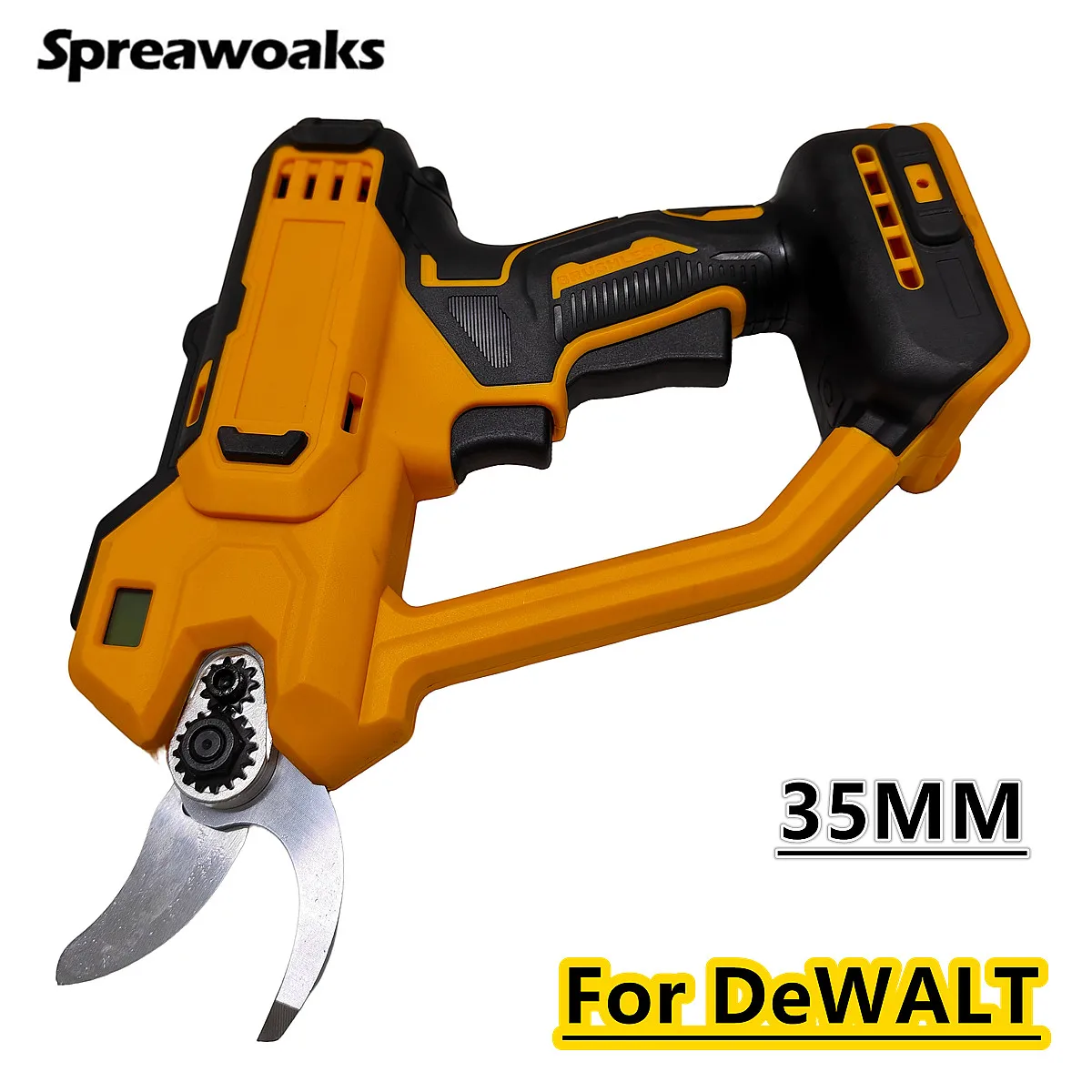 

Brushless Electric Pruning Shears 35mm Cordless Scissors Branch Pruner High-power Cutter Power Tool For DeWALT 20V 18V Battery