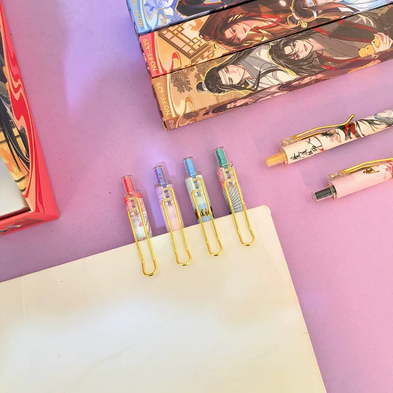 Grandmaster Of Demonic Cultivation Gelstift – Wei Wuxian und Lan Wangji Schwarzer Schreibstift zum Schreiben und Sammeln – Detail 4