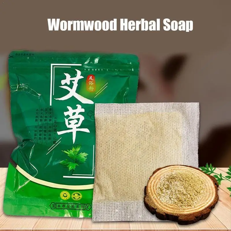 

30pcs Wormwood Foot Bath Bags - Natural Foot Spa, Chinese Herbal Medicine for Relaxation, Dampness Relief, and Sleep Health Care