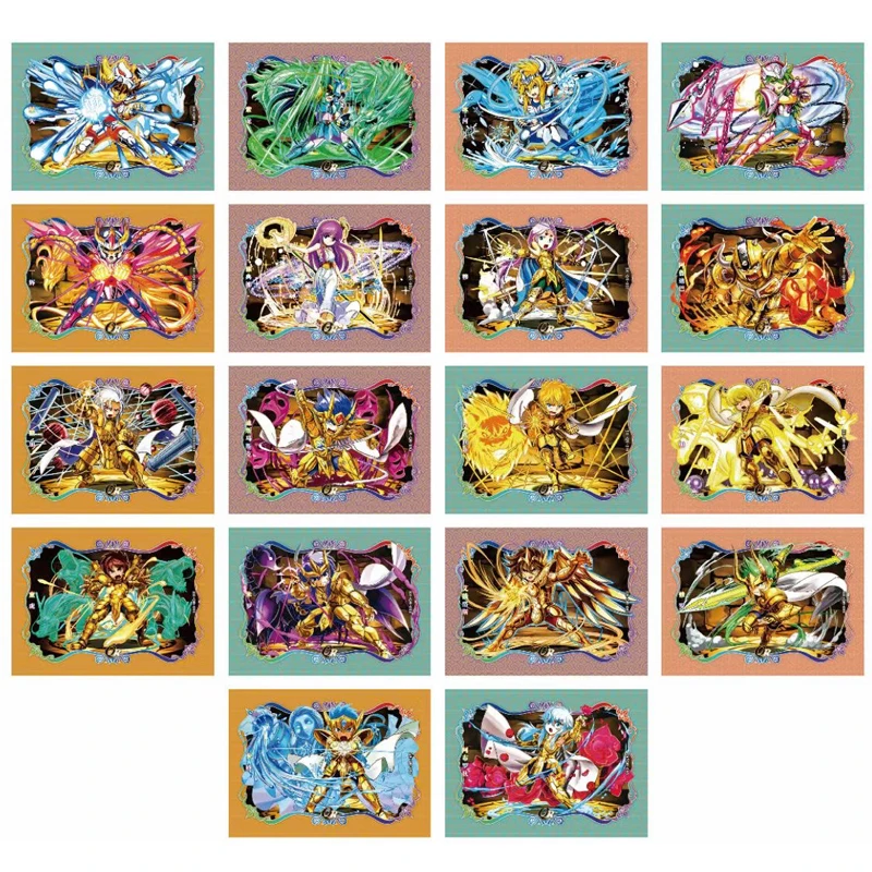 1Box Wholesale Saint Seiya Collection Cards Anime Playing Cards Table Board Toys For Family Children Christmas Gift