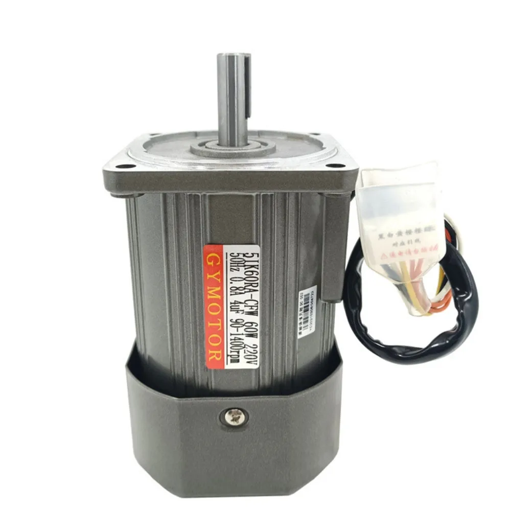 AC 110V 220V 380V 60W 1400rpm Shaft 12mm Single/Three-Phase Fixed/Variable Speed High Speed Constant/Adjustable AC Motor