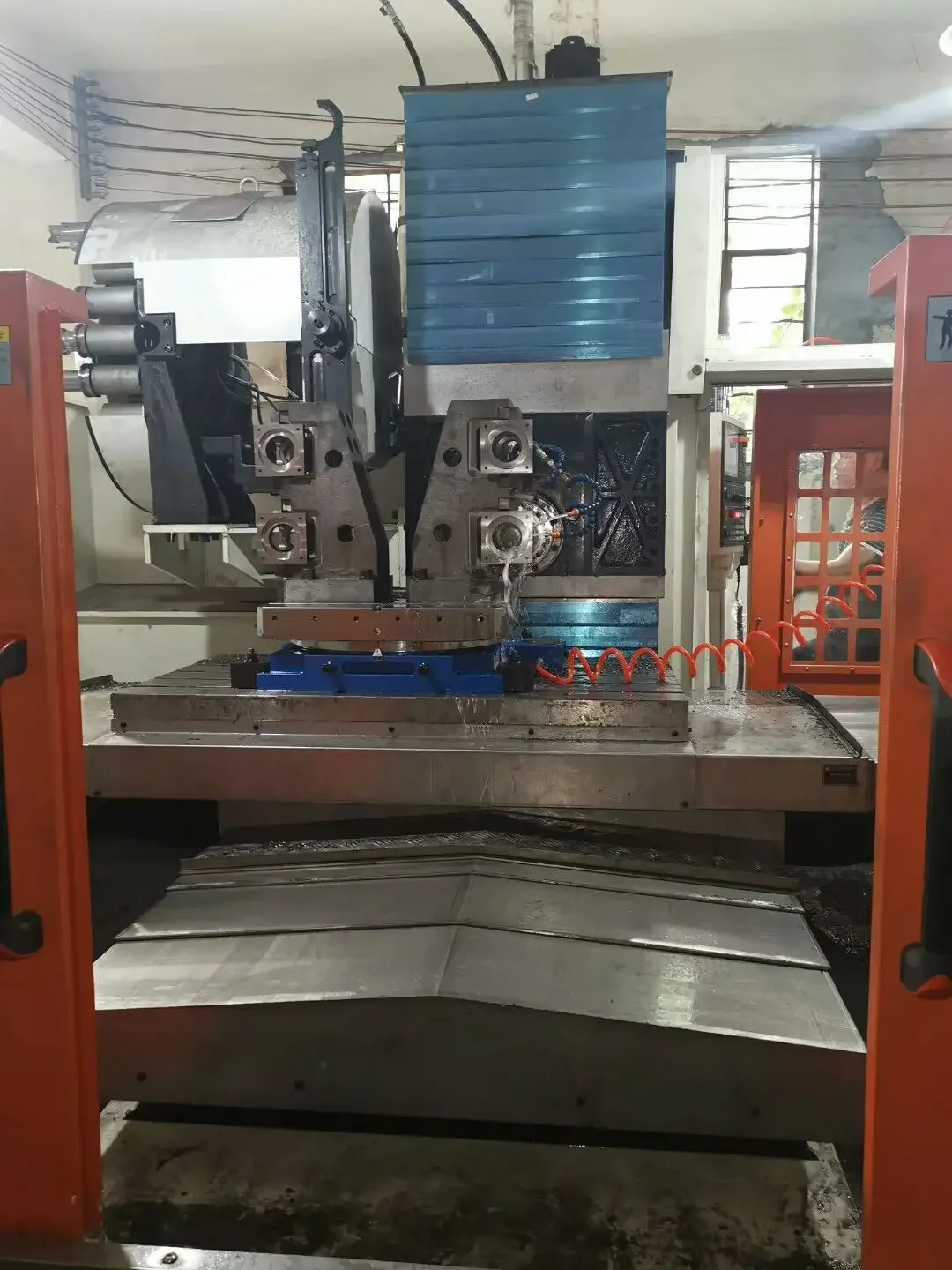 SCT-450 rotary table, boring and milling machine pneumatic indexing disc