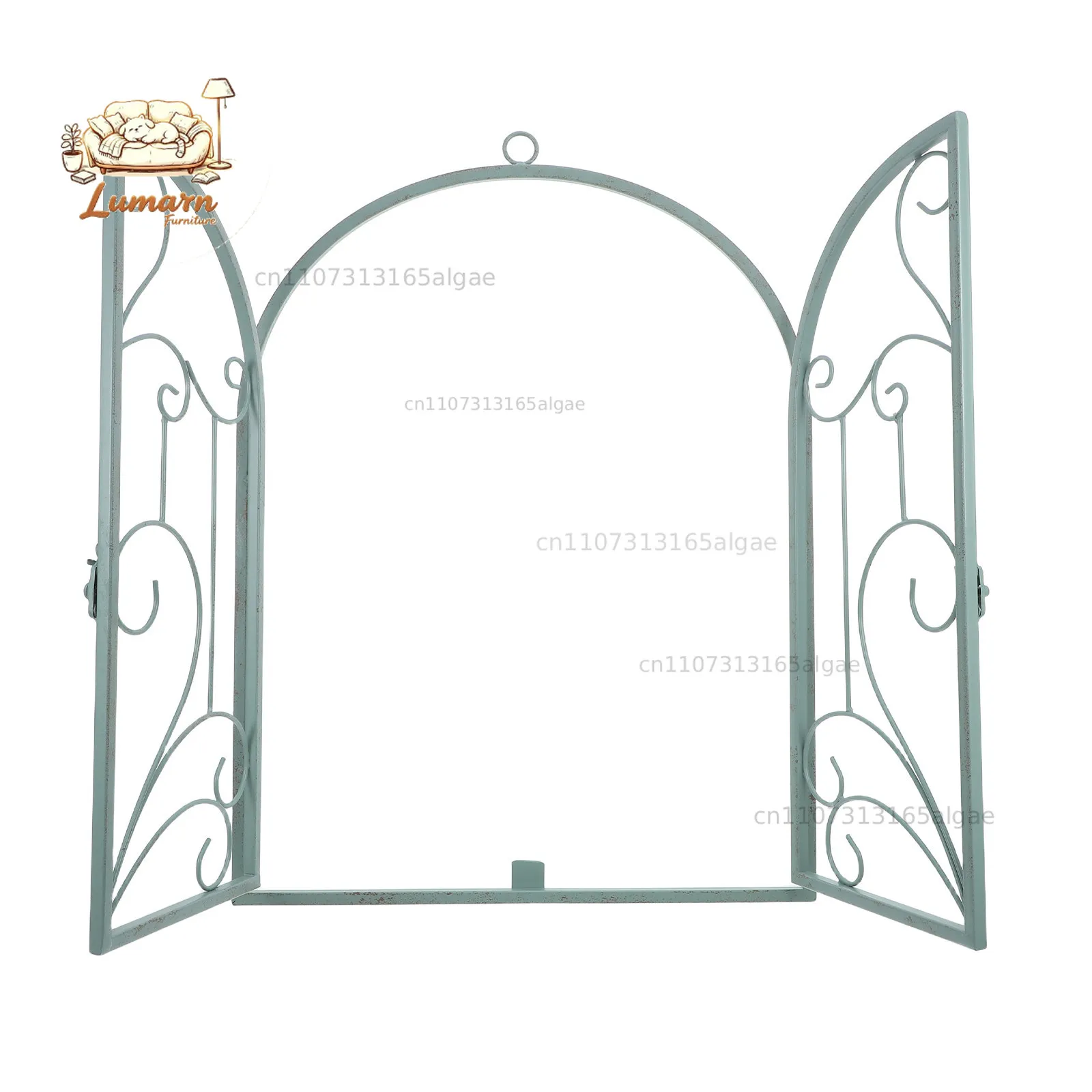 Faux Window Frame  Vintage Farmhouse Wall Art For Garden Patio Rustic Wall Decoration Front Door Hanging Window Frame