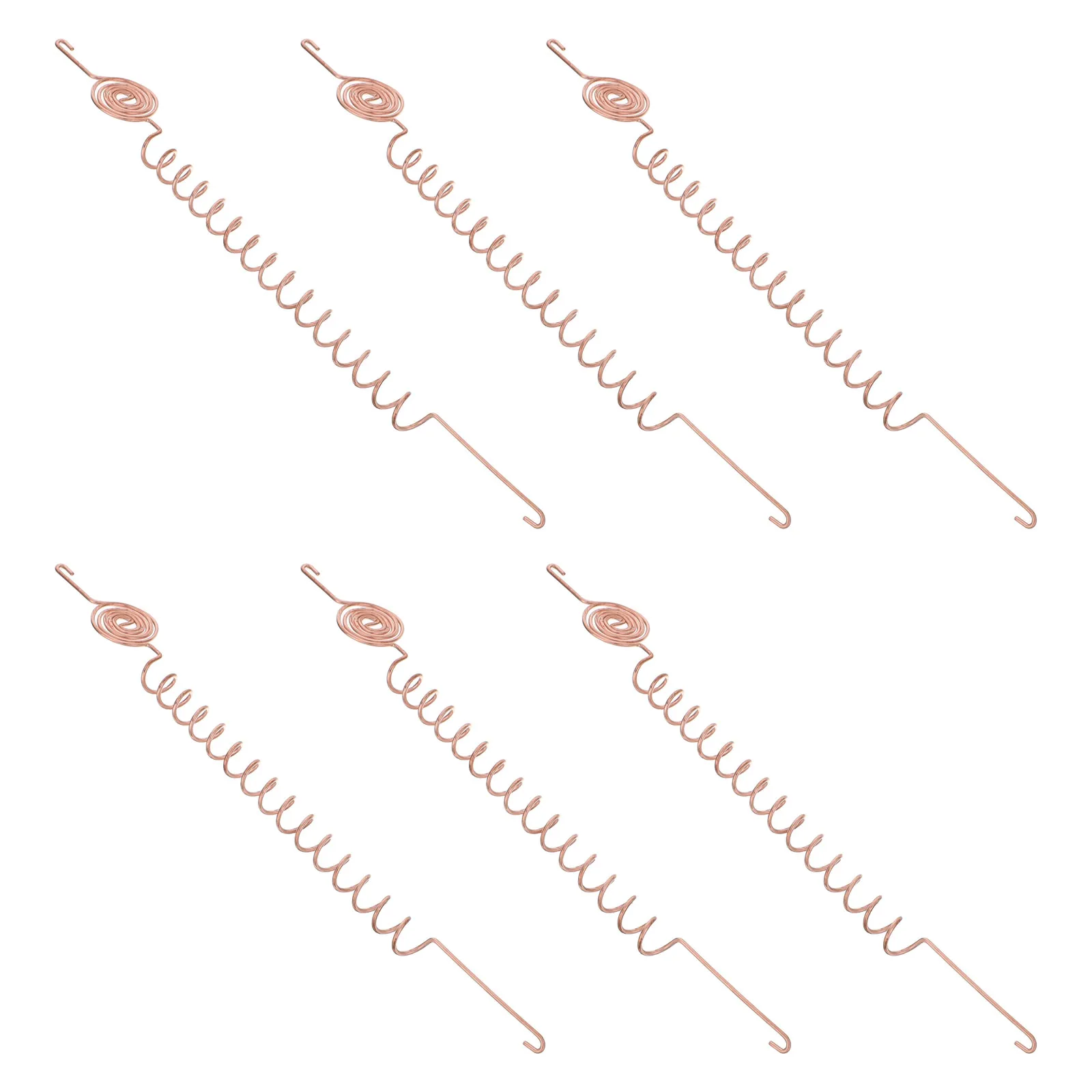 6Pcs Plant Growth Copper Stakes Electroculture Garden Antennas Multi-Ring Tensor Rings Electronic Plant Supports for Vegetable